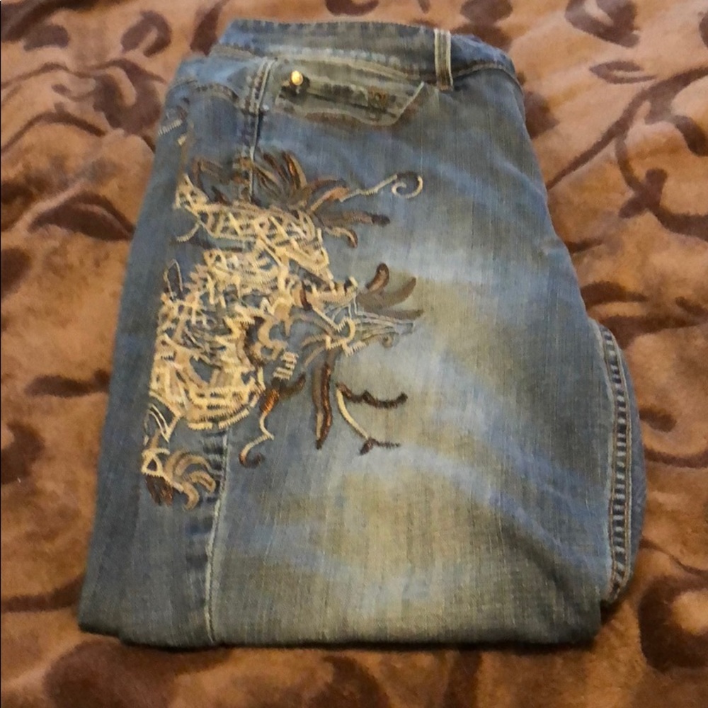 Embroidered Jeans